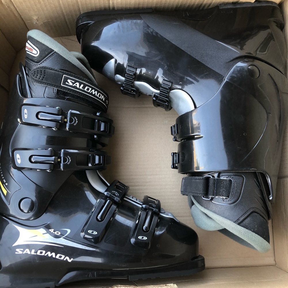 Salomon Performa 4.0 with Gipron ski poles